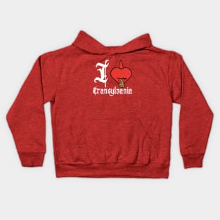 I Heart Transylvania-I Love Transylvania Kids Hoodie